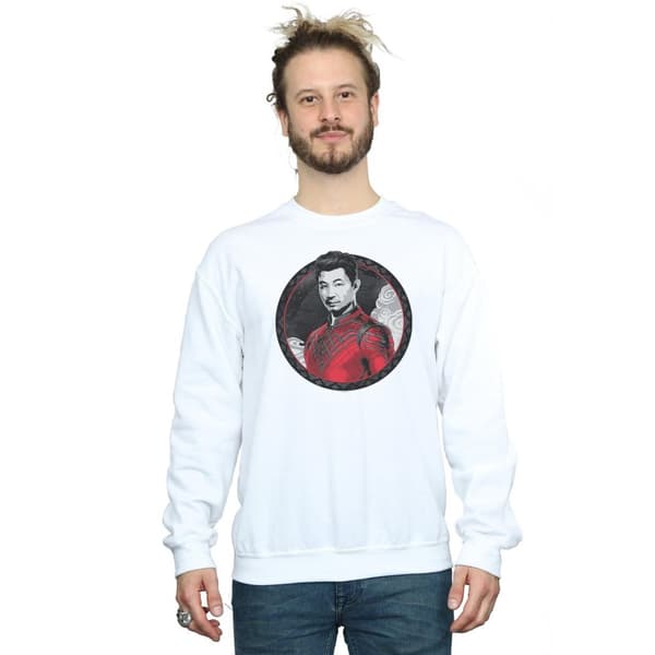 Marvel Mens Shang-Chi And The Legend Of The Ten Rings Red Ring Sweatshirt
