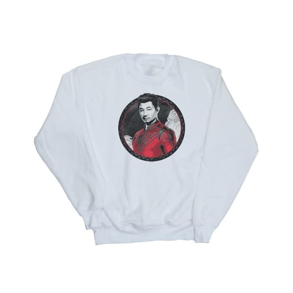 Marvel Mens Shang-Chi And The Legend Of The Ten Rings Röd Ring Sweatshirt