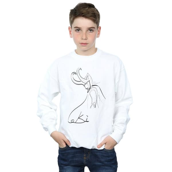 Marvel Boys Loki Lines Sweatshirt