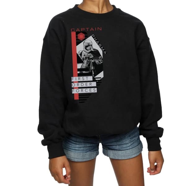 Star Wars Girls The Last Jedi Captain Phasma Sweatshirt