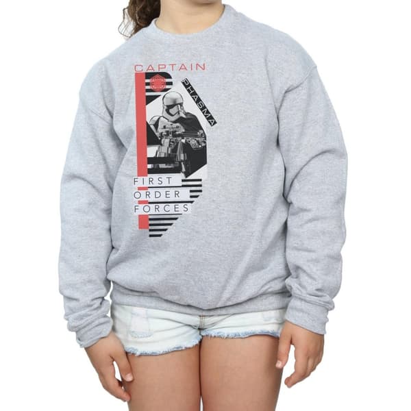 Star Wars Girls The Last Jedi Captain Phasma Sweatshirt