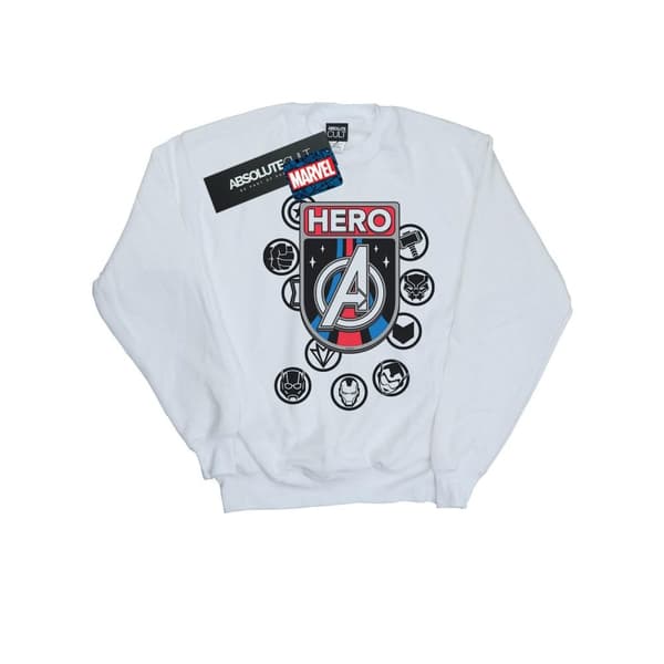 Marvel Girls Hero Badge Sweatshirt