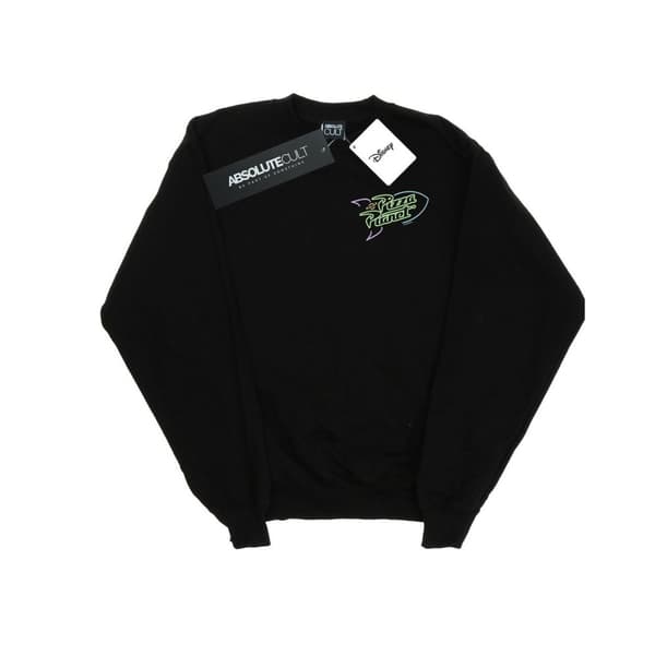 Disney Pojkar Toy Story Neon Pizza Planet Sweatshirt med brösttryck