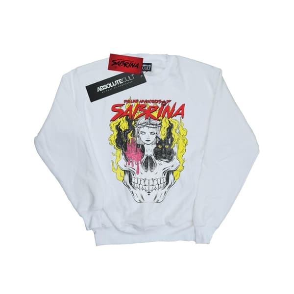 The Chilling Adventures Of Sabrina Herr Icon Skull Sweatshirt