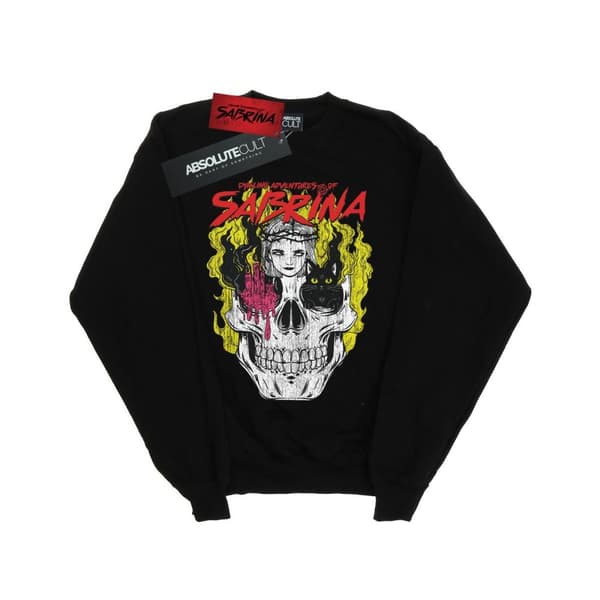 The Chilling Adventures Of Sabrina Herr Icon Skull Sweatshirt