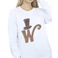 Miniatyrbild 3 av 4: Willy Wonka Dam/Tjej W Logo Hat Sweatshirt