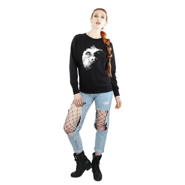 The Exorcist Womens/Ladies Regan Demon Face Sweatshirt