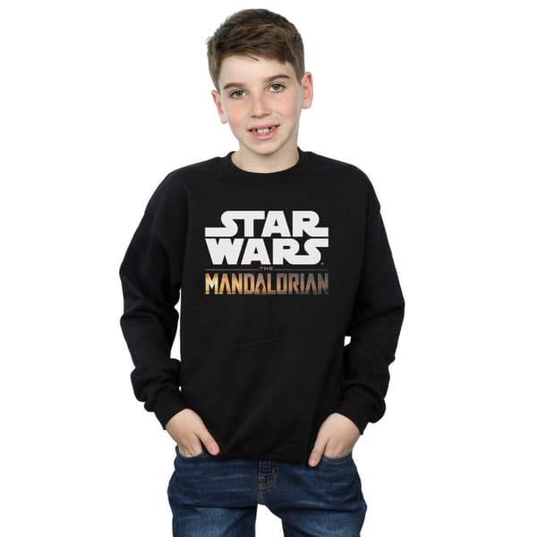 Star Wars Pojkar The Mandalorian Logo Sweatshirt