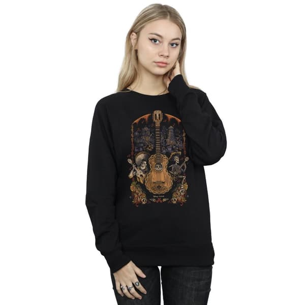 Disney Sweatshirt med gitarraffisch från Coco - dam/dam