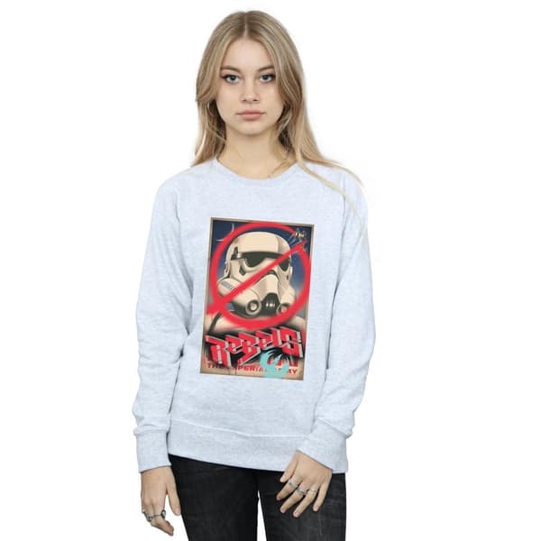 Star Wars Womens/Ladies Rebels Poster Sweatshirt