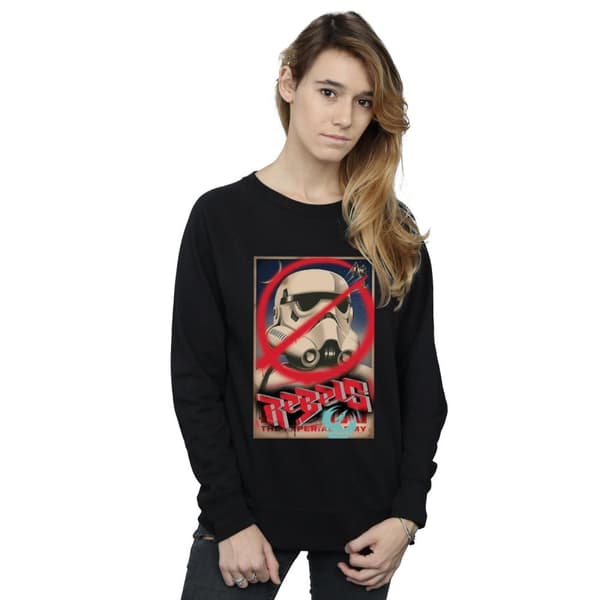 Star Wars Womens/Ladies Rebels Poster Sweatshirt