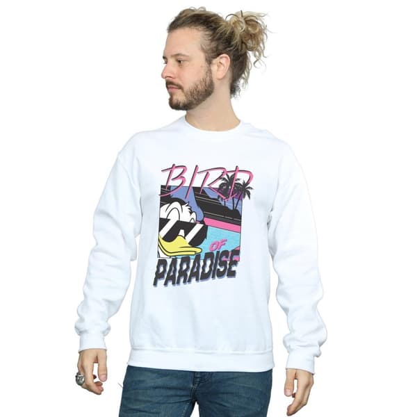 Disney Mens Donald Duck Bird Of Paradise Sweatshirt