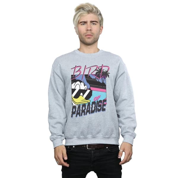 Disney Mens Donald Duck Bird Of Paradise Sweatshirt