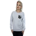 Miniatyrbillede 2 af 5: DC Comics Womens/Ladies Justice League Movie Shield Faux Pocket Sweatshirt