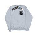 Miniatyrbillede 1 af 5: DC Comics Womens/Ladies Justice League Movie Shield Faux Pocket Sweatshirt