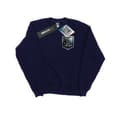 Miniatyrbillede 1 af 5: DC Comics Womens/Ladies Justice League Movie Shield Faux Pocket Sweatshirt