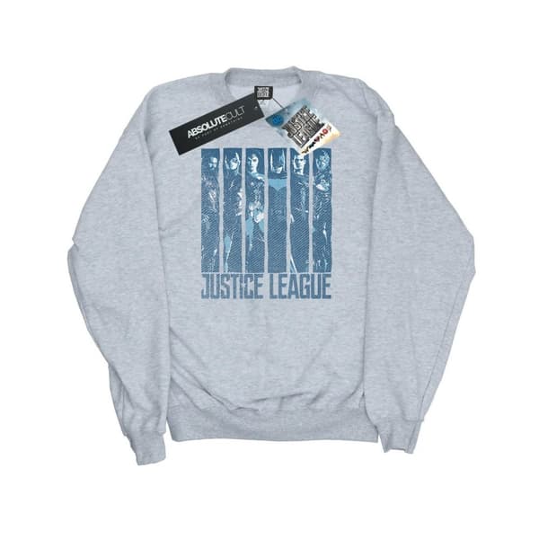 DC Comics Sweatshirt - Justice League Movie Double Indigo, dam/dam