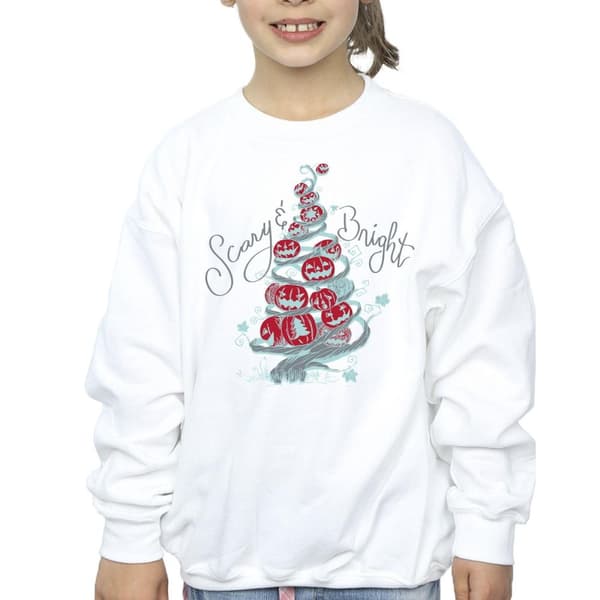 Disney Girls The Nightmare Before Christmas Scary & Bright Sweatshirt