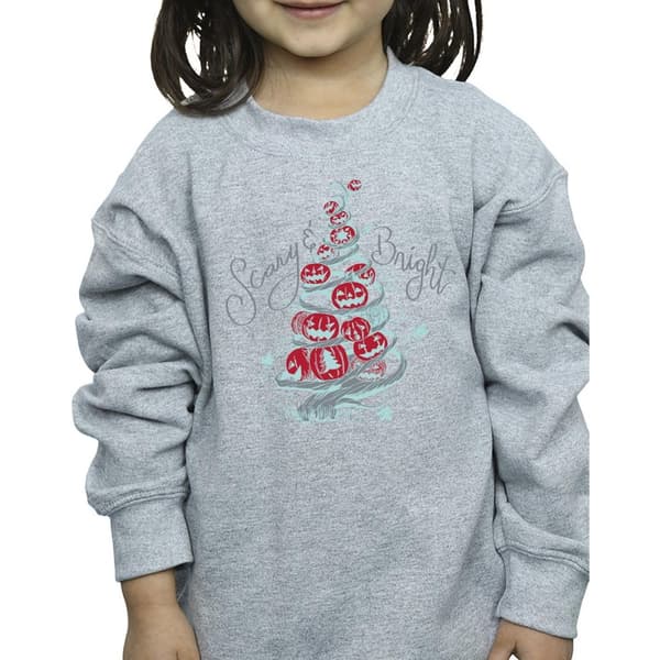 Disney Girls The Nightmare Before Christmas Scary & Bright Sweatshirt