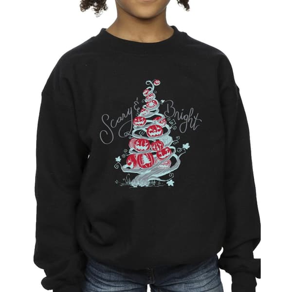 Disney Girls The Nightmare Before Christmas Scary & Bright Sweatshirt