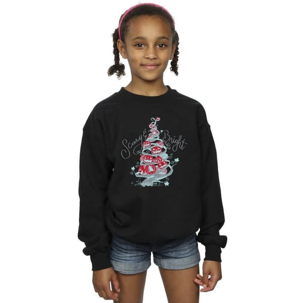 Disney Girls The Nightmare Before Christmas Scary & Bright Sweatshirt