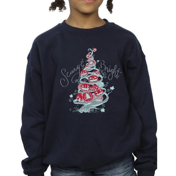 Disney Girls The Nightmare Before Christmas Scary & Bright Sweatshirt