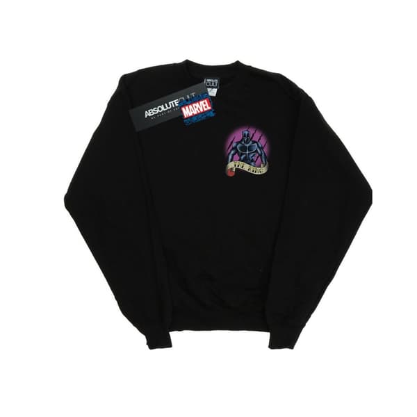 Marvel Girls Black Panther Tattoo Breast Print Sweatshirt