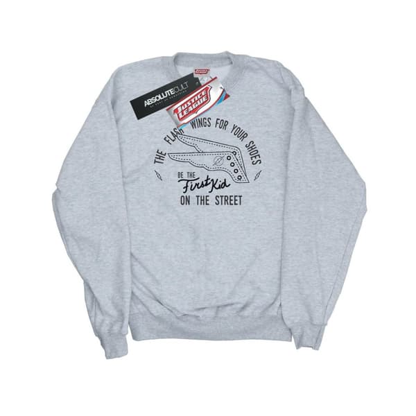 DC Comics Mens Flash Shoes Sweatshirt