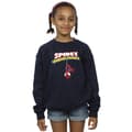 Miniatyrbillede 2 af 3: Marvel Girls Spider-Man Hanging Upside Down Sweatshirt
