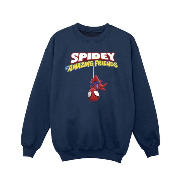 Marvel Spindelmannen som hänger upp och ner - tröja för flickor