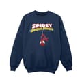 Miniatyrbillede 1 af 3: Marvel Girls Spider-Man Hanging Upside Down Sweatshirt