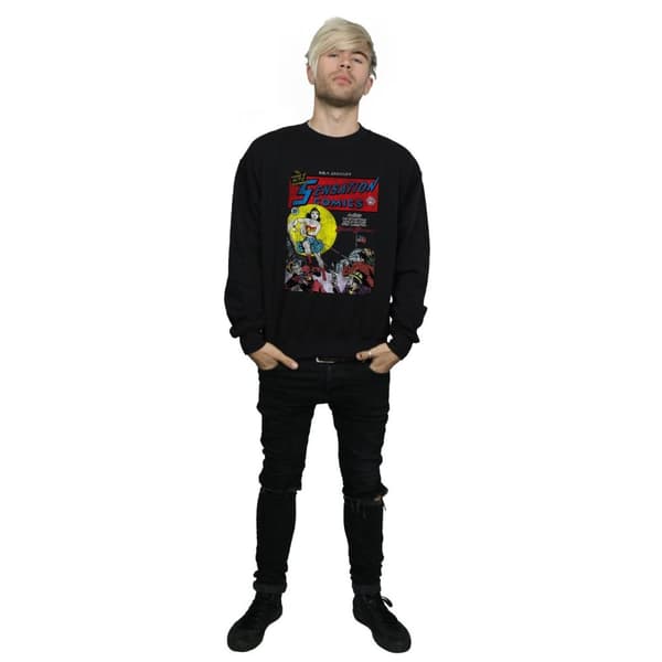 DC Comics Mens Wonder Woman Sensation Comics Issue 1 Cover Sweatshirt