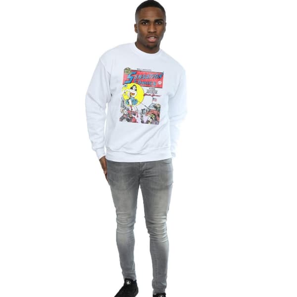 DC Comics Mens Wonder Woman Sensation Comics Issue 1 Cover Sweatshirt