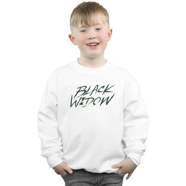 Marvel Black Widow Movie Alt Logo - Sweatshirt för pojkar