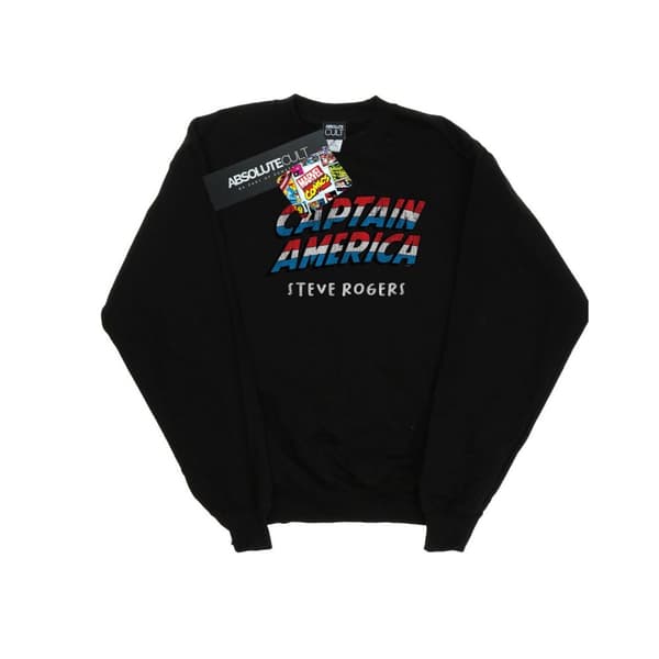 Marvel Mens Captain America AKA Steve Rogers Sweatshirt
