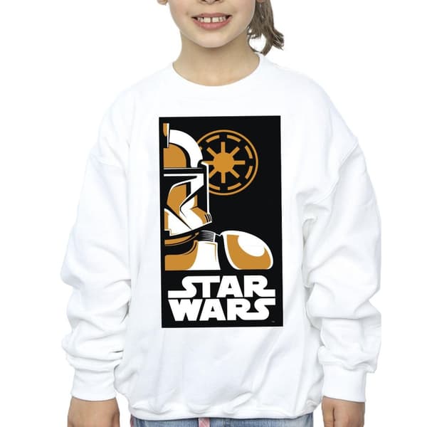 Star Wars Girls Stormtrooper Art Poster Sweatshirt