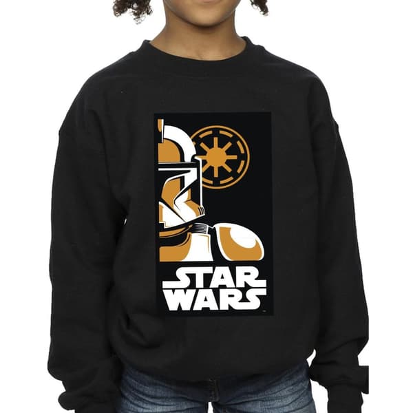 Star Wars Girls Stormtrooper Art Poster Sweatshirt