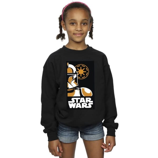 Star Wars Girls Stormtrooper Art Poster Sweatshirt