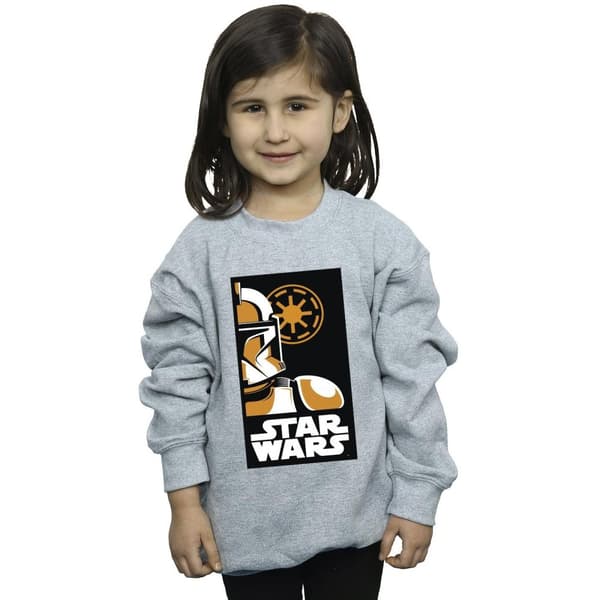Star Wars Girls Stormtrooper Art Poster Sweatshirt