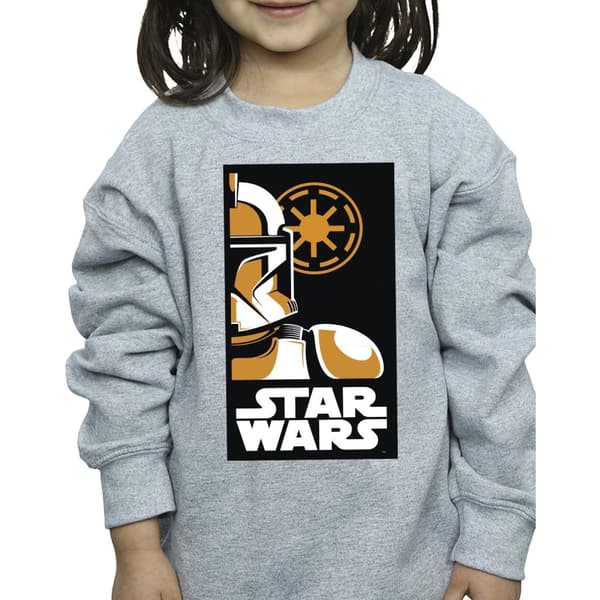 Star Wars Girls Stormtrooper Art Poster Sweatshirt