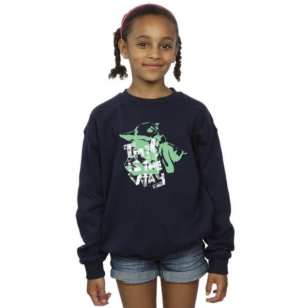 Star Wars Girls The Mandalorian This Is The Way Grogu Sweatshirt