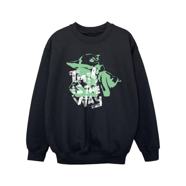 Star Wars Girls The Mandalorian This Is The Way Grogu Sweatshirt