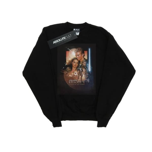 Star Wars Womens/Ladies Episode II Movie Poster Sweatshirt