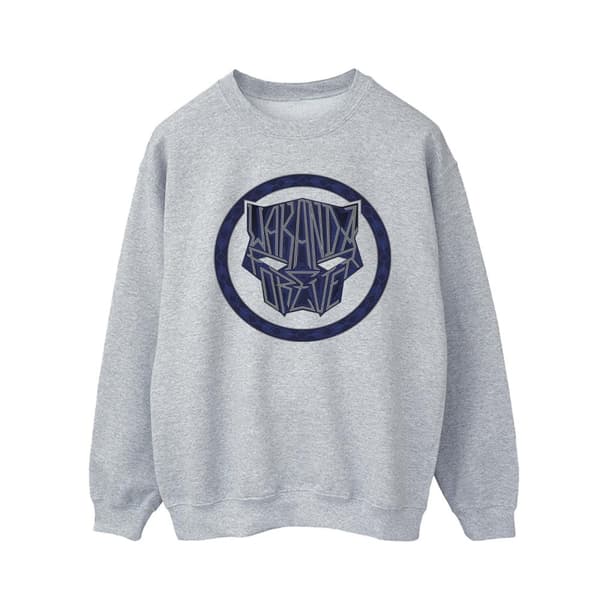 Marvel Mens Wakanda Forever Tribal Icon Sweatshirt