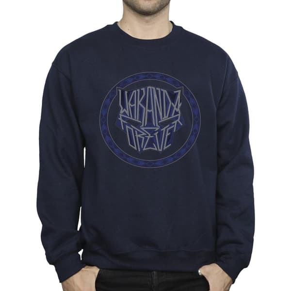 Marvel Mens Wakanda Forever Tribal Icon Sweatshirt