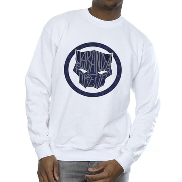 Marvel Mens Wakanda Forever Tribal Icon Sweatshirt