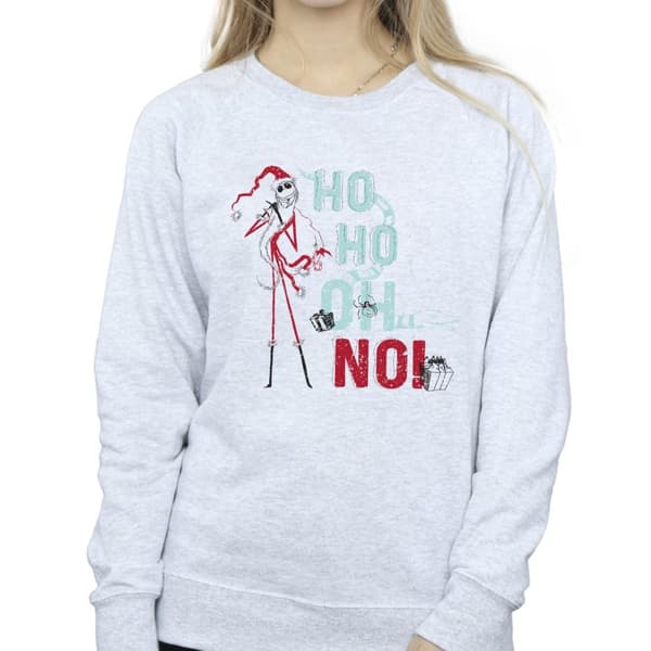 Disney Dam/Tjej The Nightmare Before Christmas Ho Ho No Sweatshirt