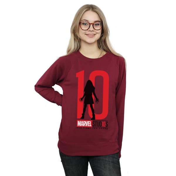 Marvel Studios Womens/Ladies 10 Years Scarlet Witch Sweatshirt
