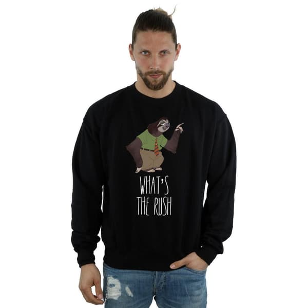 Disney Mens Zootropolis What´s The Rush Sweatshirt