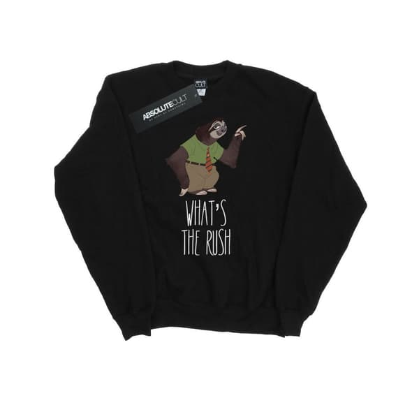 Disney Mens Zootropolis What´s The Rush Sweatshirt